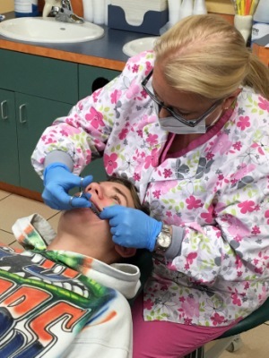 Ortho treatment at the office of Pediatric dentists Dr. Harry Bopp and Dr. Jordan Tarver